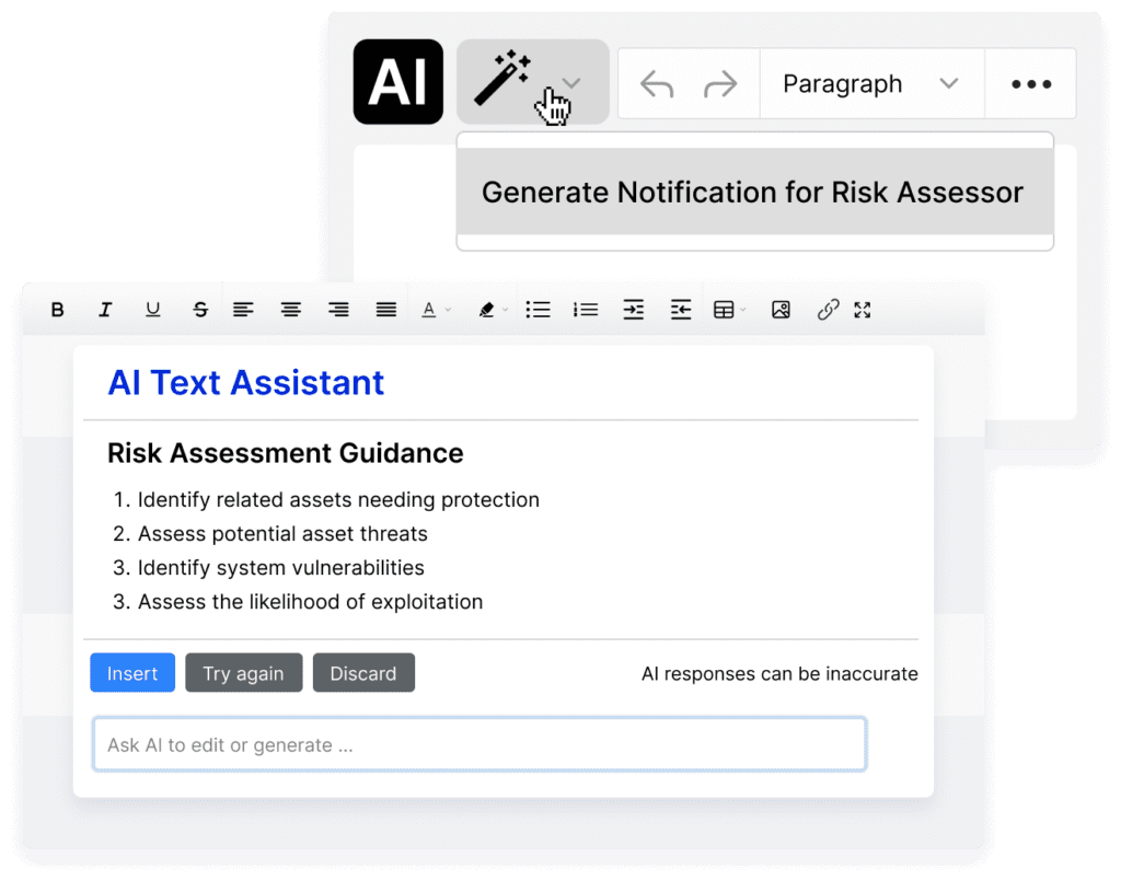 Fast Track Your GRC Program with Spark AI Rich Text Assistant